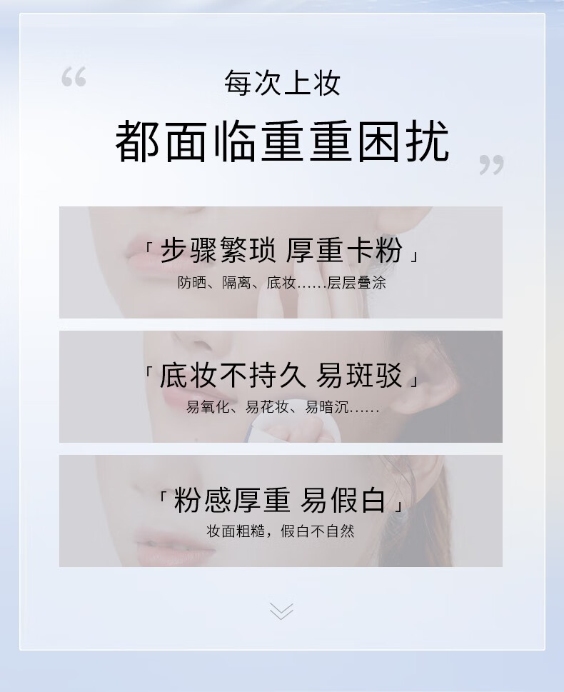 透真（LUCENBASE）轻感金管隔离防晒霜女妆前乳遮瑕保湿提亮隐形毛孔三合一素颜霜男 防晒妆前乳SPF50+++
