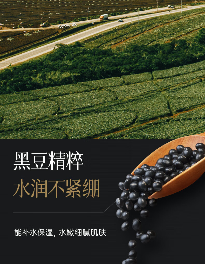 膜法世家黑豆清润嫩肤泥浆面膜 清洁毛孔去黑头女男通用110g 单盒 110g