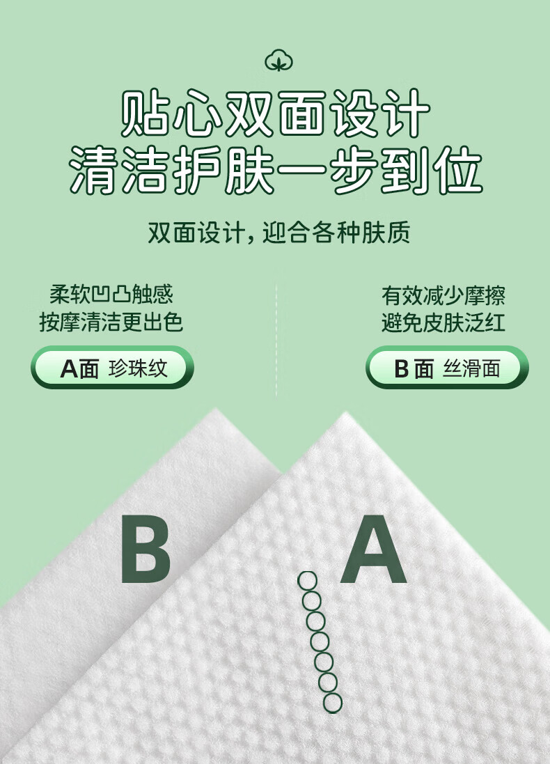 黎漾602g悬挂式一次性加厚洗脸巾抽取式擦脸巾洁面巾珍珠纹洗面巾大包 【家庭装】2大包416抽