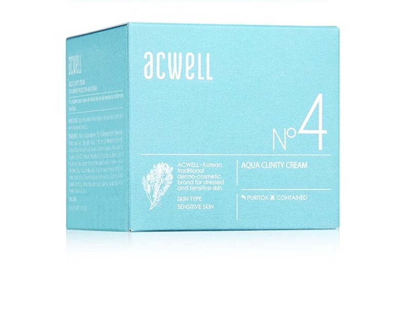 艾珂薇（ACWELL）N4面霜韩国进口 高保湿补水清爽不油男女士舒缓护肤敏感肌保湿霜 【第3代升级】N4面霜50g