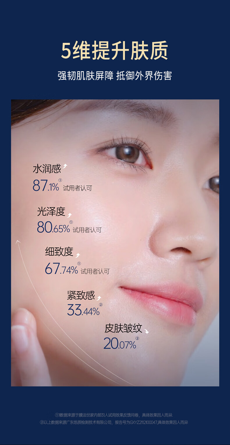 膜法世家逆时空二裂酵母海豚皮黑面膜抗皱紧致弹润保湿提亮肤色补水面膜女 1盒+1片（到手6片）尝鲜试用