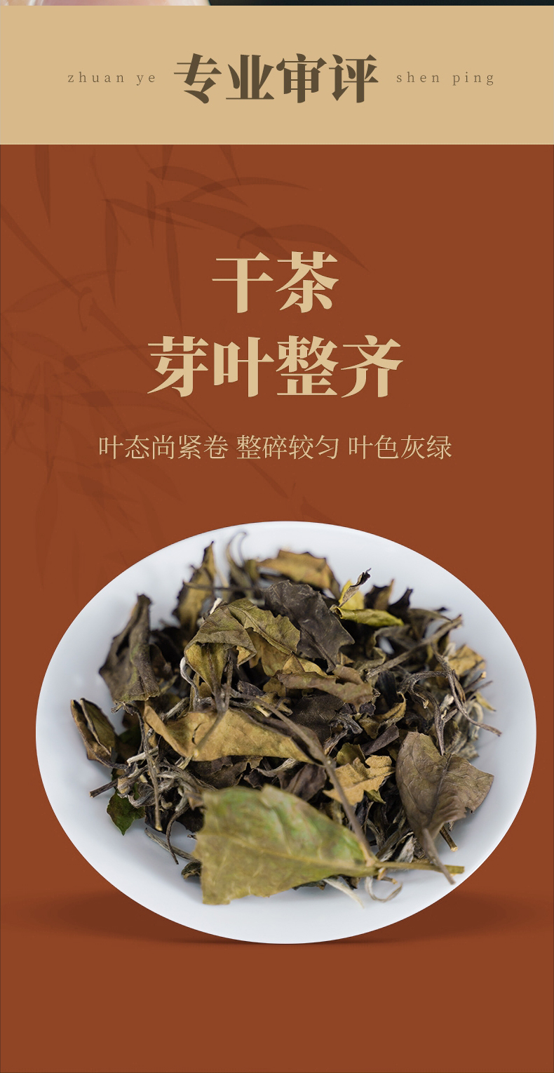 香彻（XIANGCHE）白茶高山紧压盒装茶饼老白古树生晒茶饼茶叶老白茶饼陈香龙年纪念版生晒古树礼盒装 老白茶礼盒装 300g详情图片8