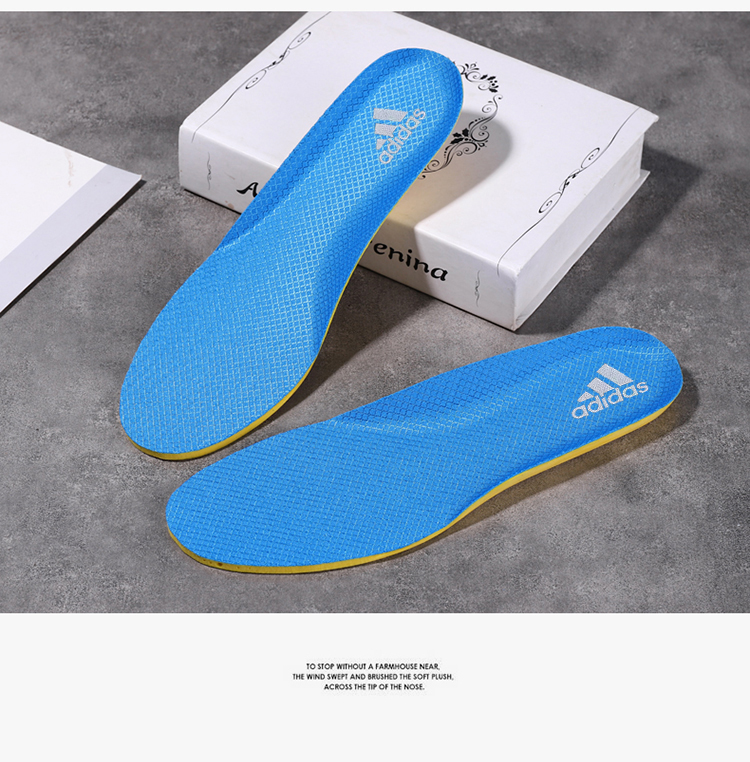 适配阿迪达斯adidas鞋垫休闲运动除臭椰子鞋350nmd原装质量蓝色一双36