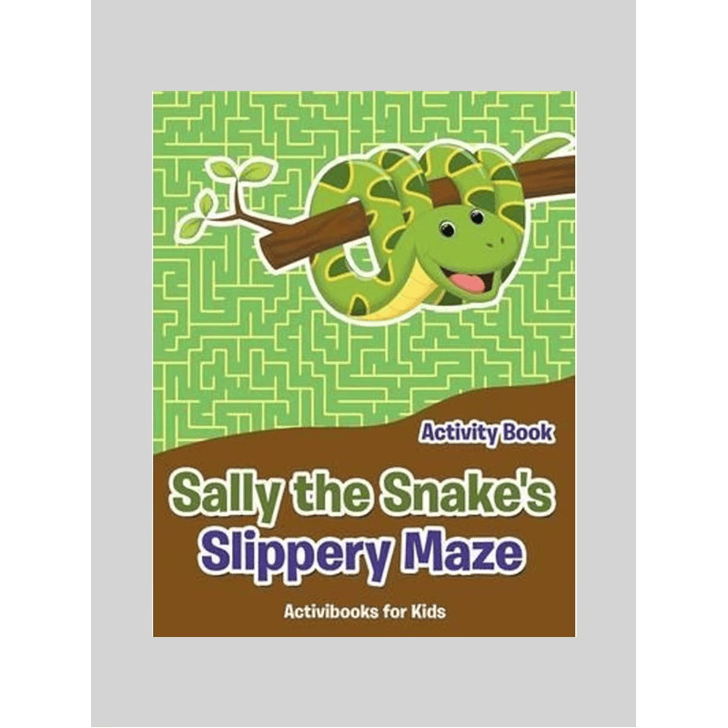 按需印刷不退不换Sally the Snake's Slippery Maze Activity Book[9781683214236]