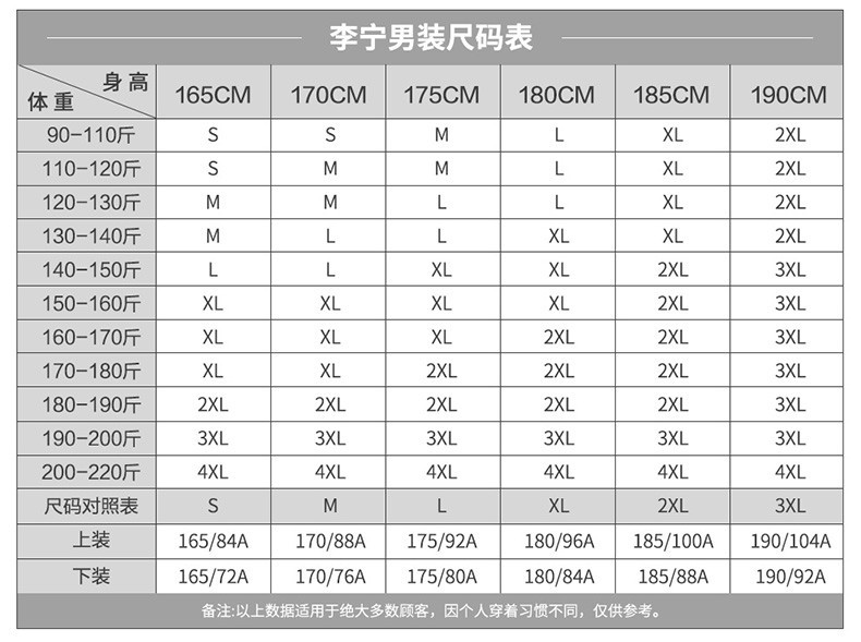 李宁羽绒服男外套衣服冬季保暖休闲运动服饰轻薄训练服标准黑s