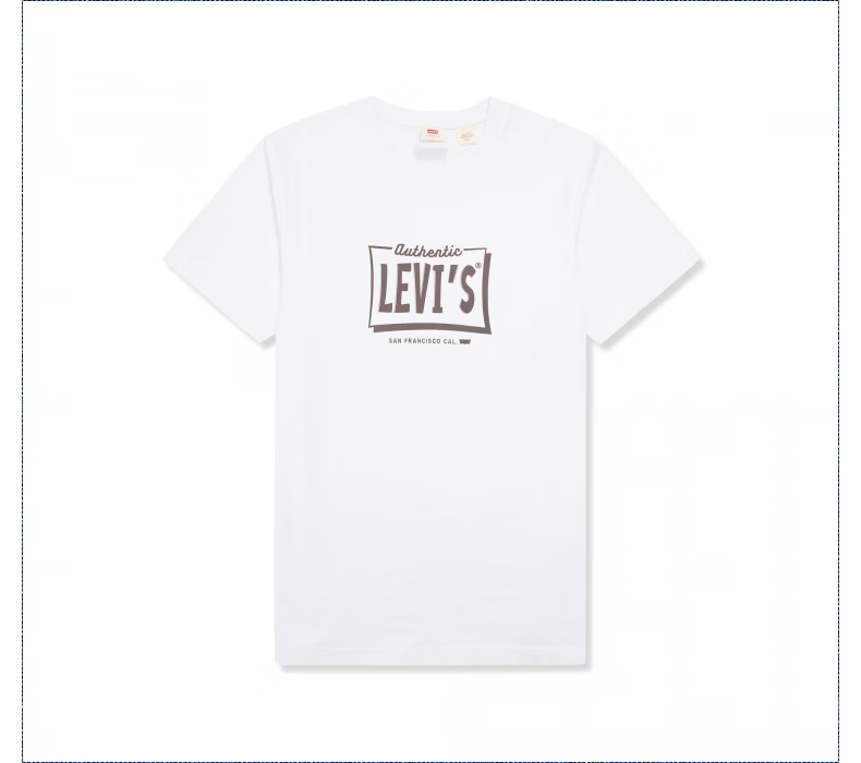Levi’s【预售】李维斯2023夏季新品男士多色圆领短袖T恤轻薄休闲 蓝色 L