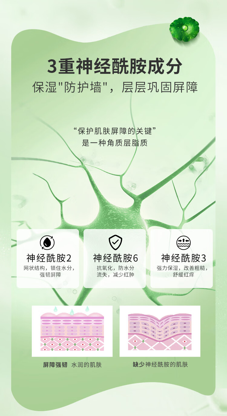 植物医生（Dr.Plant） 积雪草套装舒缓特护淡化泛红水乳护肤品 礼盒(洁面+水+乳+霜25g)