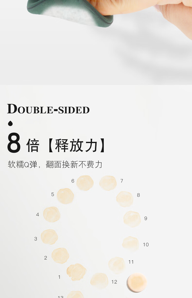 雪果派 粉扑美妆蛋海绵粉底液专用气垫持久上妆超软不吃粉干湿两用 7片装粉扑+收纳盒