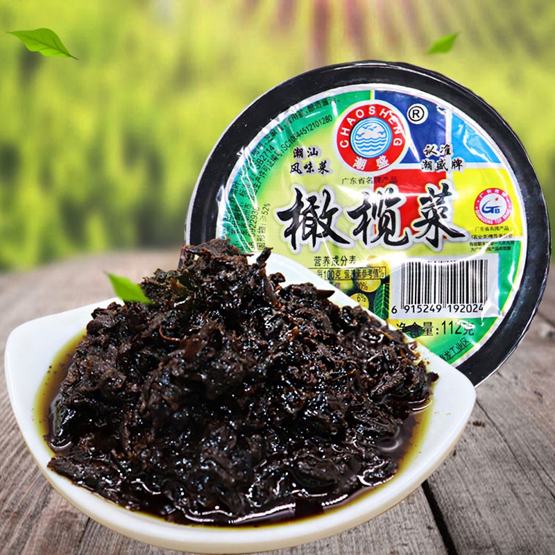 下饭集市潮盛香港橄榄菜450g5正宗广东潮汕特产佐餐开味拌饭酱菜早餐