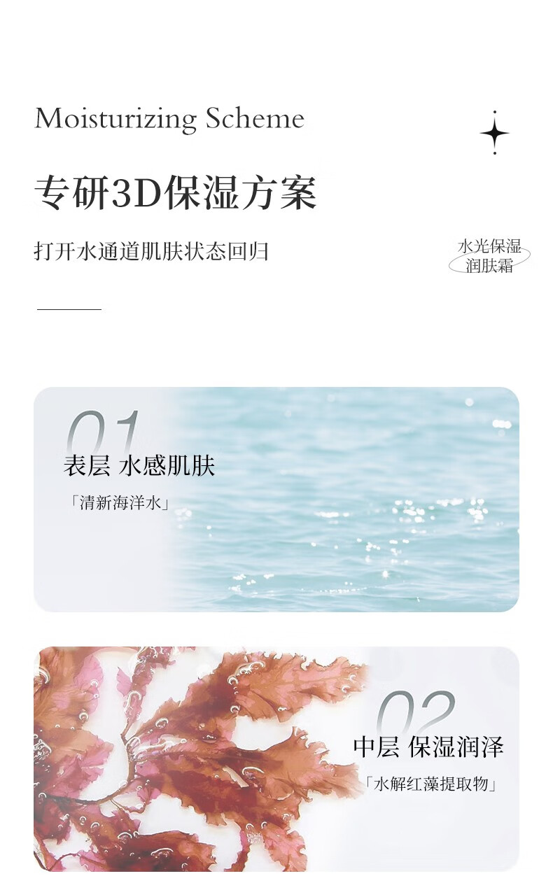 仁和匠心男士保湿面霜性秋冬季脸皮肤干燥起皮补水润肤霜搓脸油护肤品专用 水光保湿面霜50g
