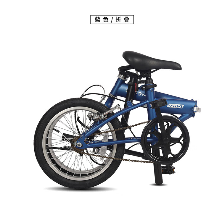 大行（DAHON） 折叠自行车16英寸单速男女式学生自行车上班通勤单车KT610 消光黑