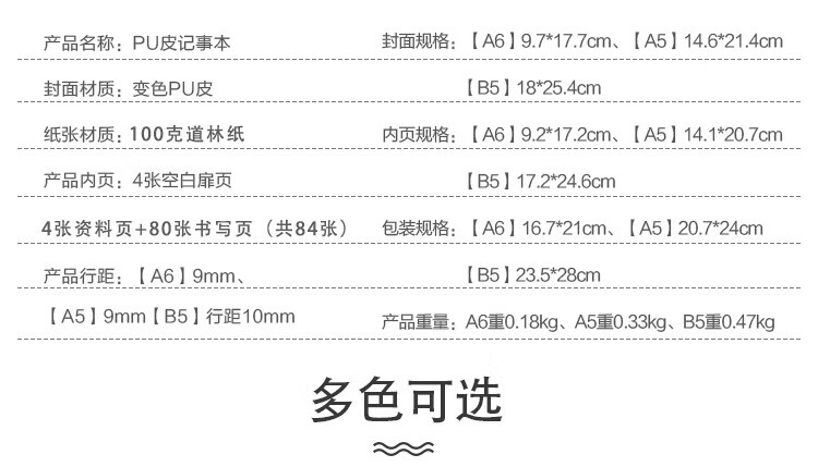 6，現貨a5軟皮加厚筆記本辦公工作會議記錄商務記事本簡約彩色日記本 綠色 A5（1本裝）