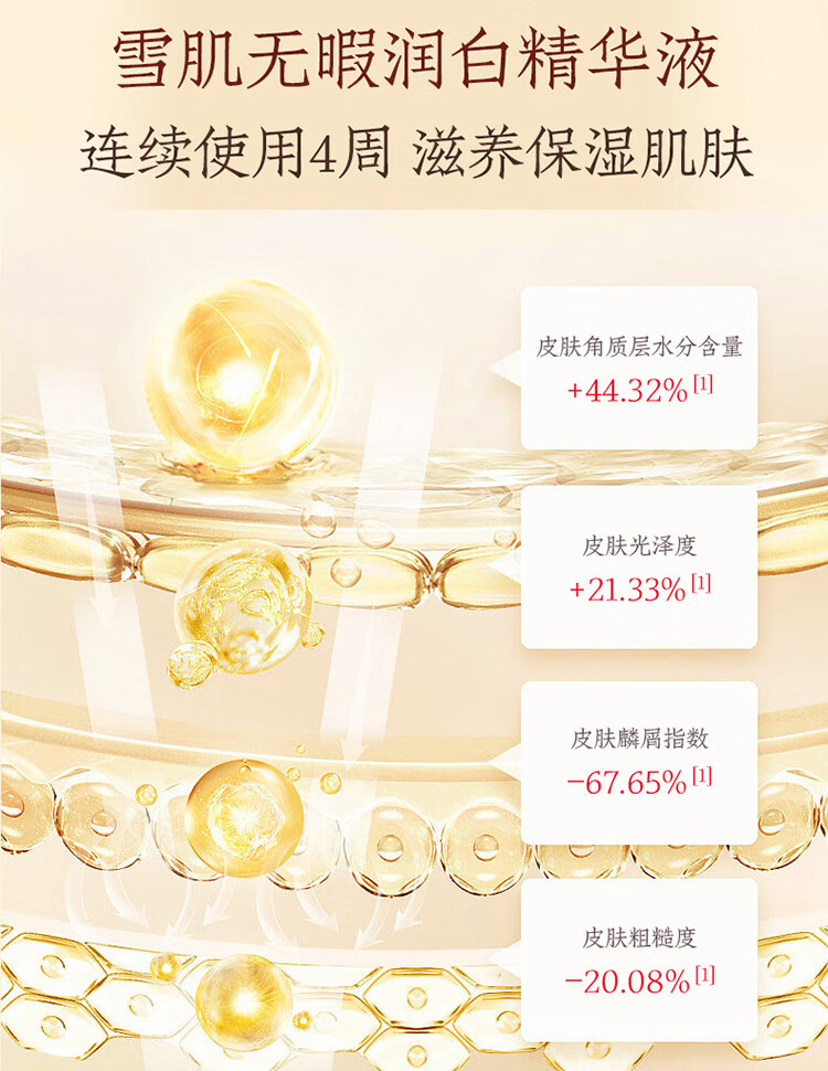 片仔癀祛斑霜美白淡斑护肤品套装去斑提亮补水保湿面霜滋润国货化妆品 美白祛斑雪融霜50g（水润版）