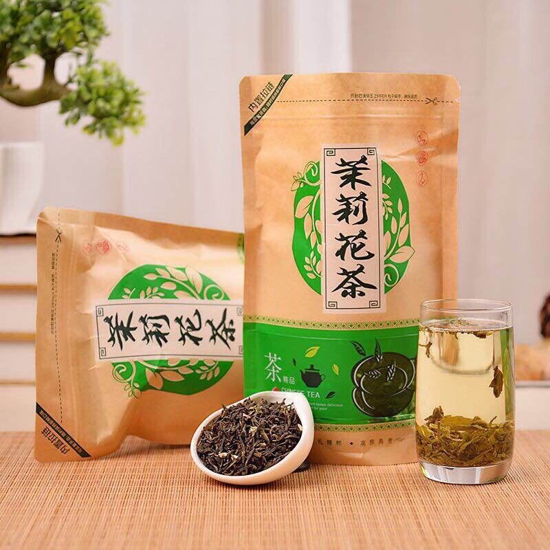 15，Derenruyu茉莉花茶茶葉2023新茶茉莉花茶葉茉莉花茶袋裝罐裝 250g袋裝