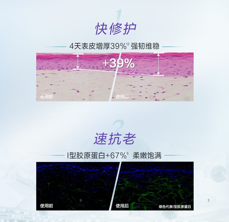 自然堂小紫瓶面霜 保湿抗皱修护淡纹弹嫩紧致胶原精华霜 生日新年礼物 18.5g