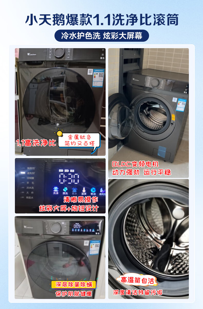 小天鹅TG100V615T洗衣机图片