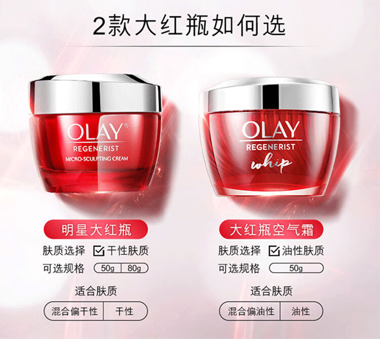 玉兰油（OLAY）面霜大红瓶塑颜金纯护肤品女紧致淡化细纹抗皱送妈妈老婆礼物 【尝鲜装】大红瓶面霜14g