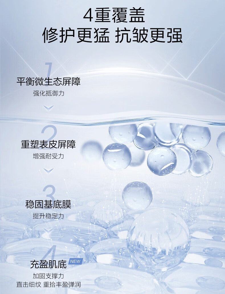 珀莱雅（PROYA）源力精华液女熬夜修护舒缓镇静泛红抗皱保湿肌底液官方新年礼物 30ml