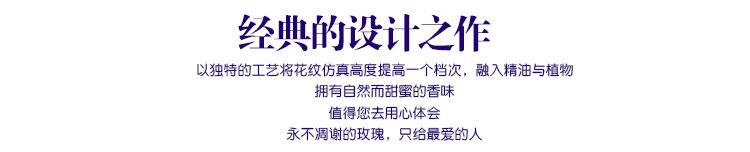 5，金箔玫瑰花 聖誕節倣真金玫瑰帶禮盒 創意活動 金箔藍色裸花（1朵）