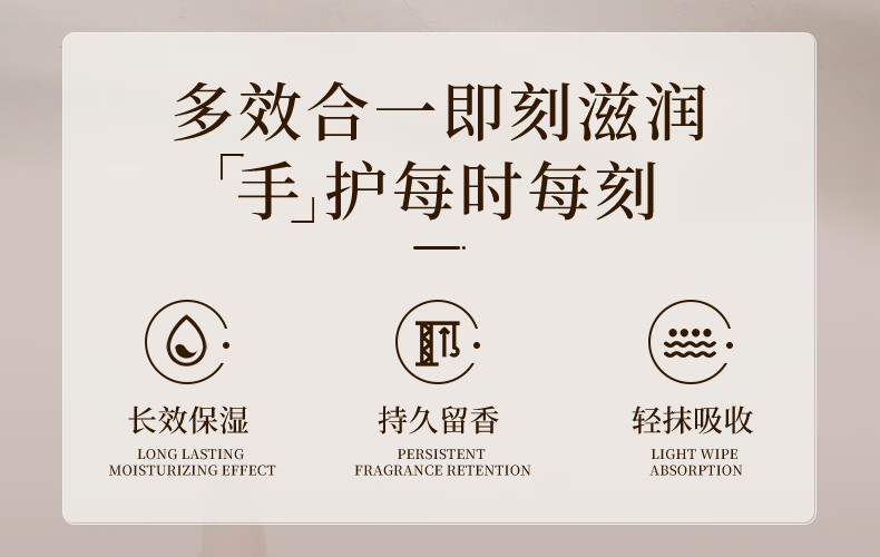 RYDEEN香氛护手霜礼盒防干裂75ml*3支 保湿滋养修护加拿大进口原料 1盒【三种香型75ml*3支】