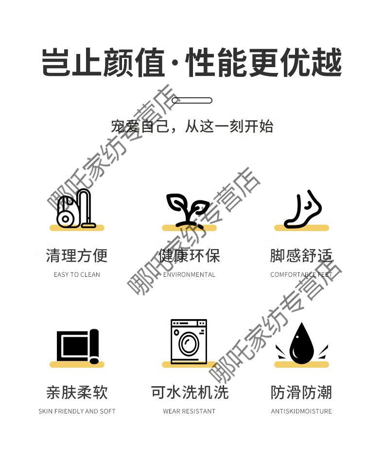 14，歸隱（GUIYIN）喜慶地墊門墊家用防滑入戶玄關大門口進門紅色進戶門腳踏墊腳墊子 喜慶祥雲T（平安幸福） 定制1米*1米（定制尺寸不退換）