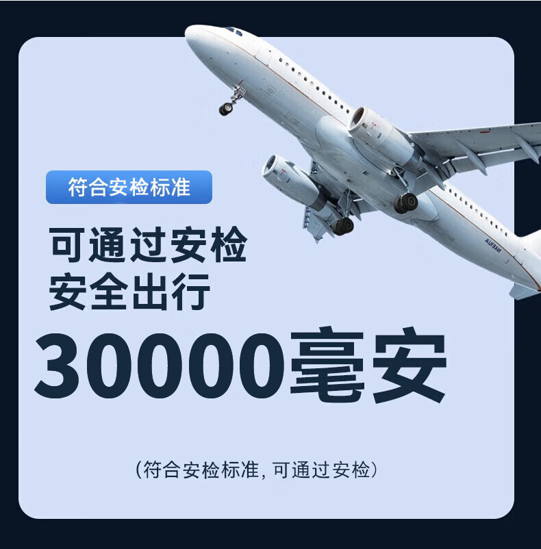 勒盛插头充电宝自带线可上飞机3000毫安自带旗舰安卓苹果0毫安大容量超级快充适用于华为三折叠荣耀小米安卓手机苹果15/16 旗舰版珍珠白3万毫安（自带2线）详情图片4