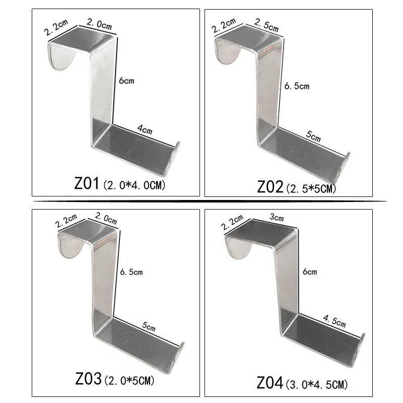 14，廚房衣服裝S掛鉤金屬鉄質大中小S鉤S勾s型形掛鉤子黑色白色s掛鉤 Z型03（2*5cm)