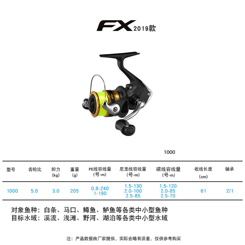 禧玛诺（SHIMANO）SIENNASIENNA2500不带2.5号左右手/FX纺车轮海钓路亚轮日版带线不带盒 SIENNA  2500  附2.5号150 其他 左右手互换型详情图片7