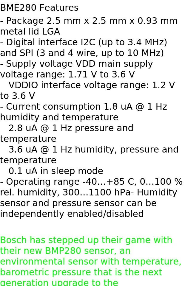 3，GY-BME280-3.3V 5V 精度大氣壓強傳感器模塊 高度計 BME280-3.3V