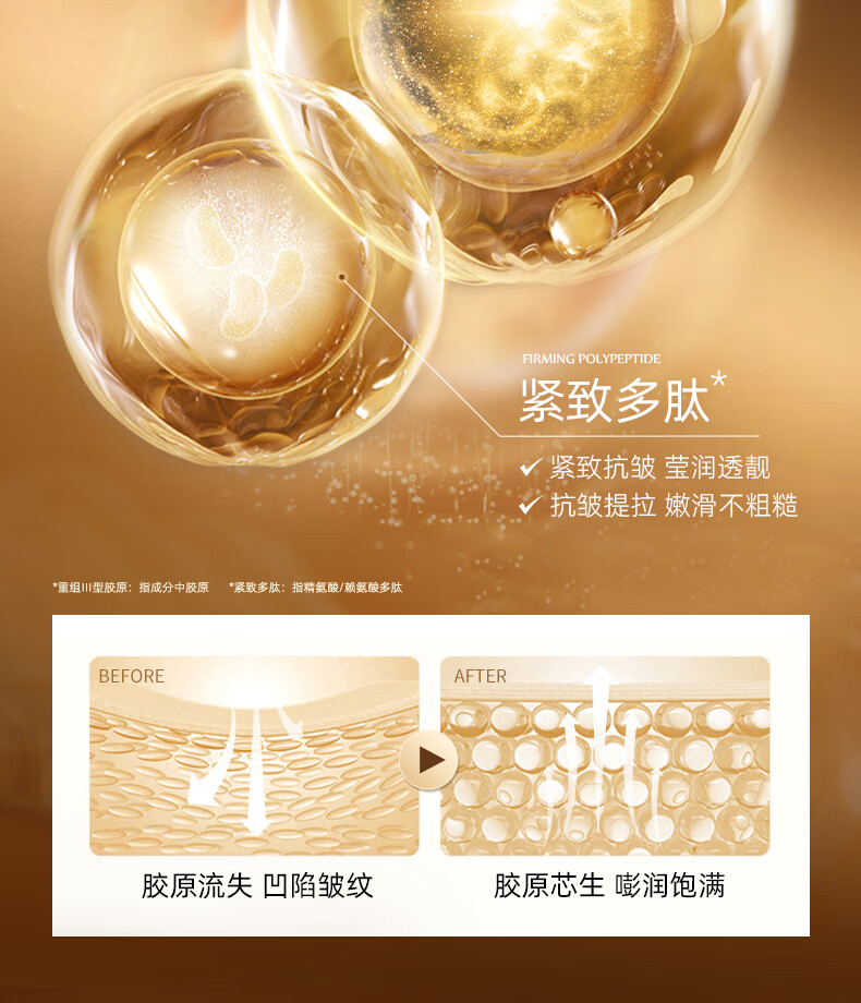 梦希蓝三型胶原多肽抗皱睡眠面膜免洗补水夜间保湿涂抹式面膜 1盒装（20包）