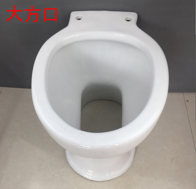 南国云农村马桶旱厕坐便器陶瓷直通式免冲旱便蹲便改座便老年马桶
