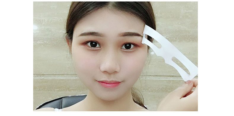 眉粉女画眉眉贴修眉套装画眉卡画眉贴眉毛贴带框定位卡画眉毛初学者全套的眉型贴 懒人贴纸连体修眉刀和
