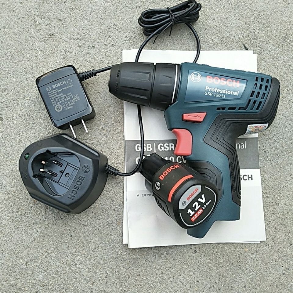 原装进口电池12v充电器电机108v裸机博士手电钻工具箱