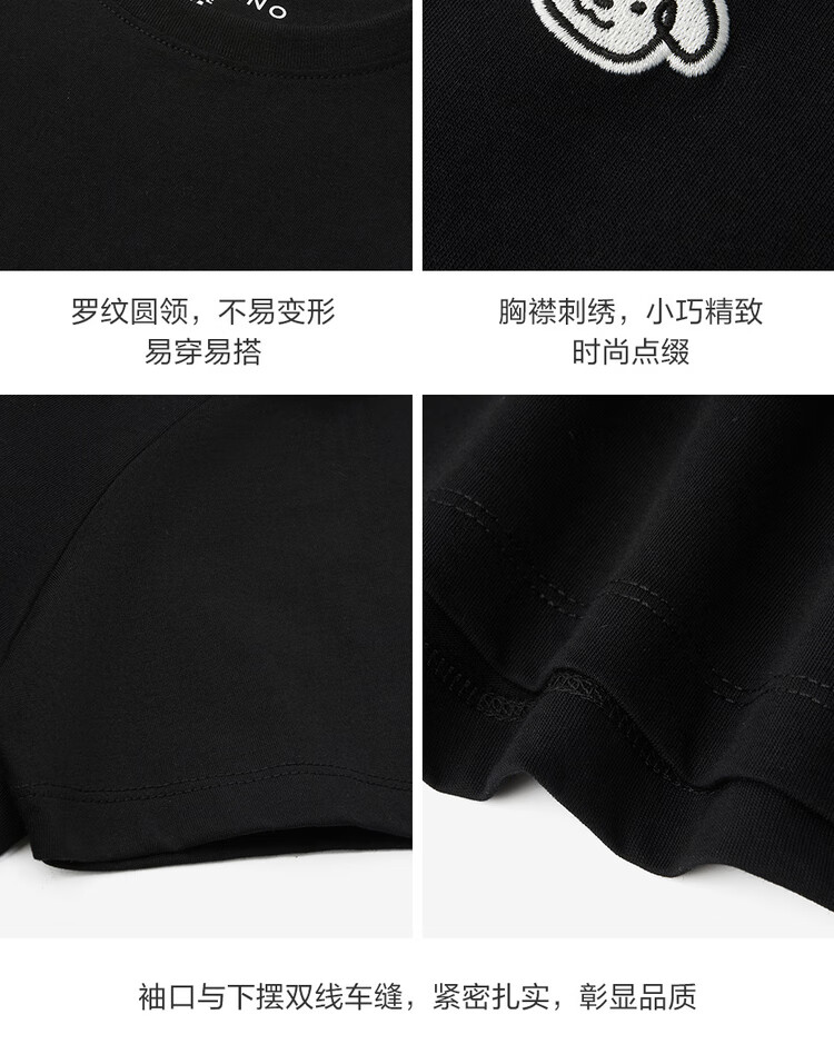Женская футболка Giordano, летняя, из чистого хлопка, с небольшой вышивкой, молодежная с круглым вырезом, повседневная футболка для женщин, 13324326, размер L, серо-фиолетовая