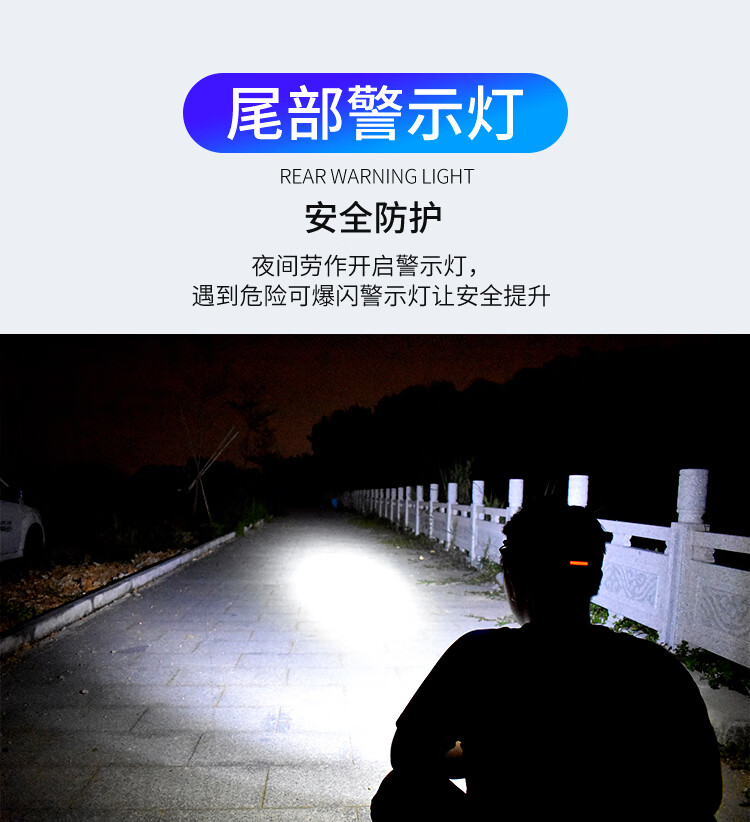 led锂电头灯强光充电头戴式超亮疝气矿灯夜钓鱼家用户外超长续航头灯