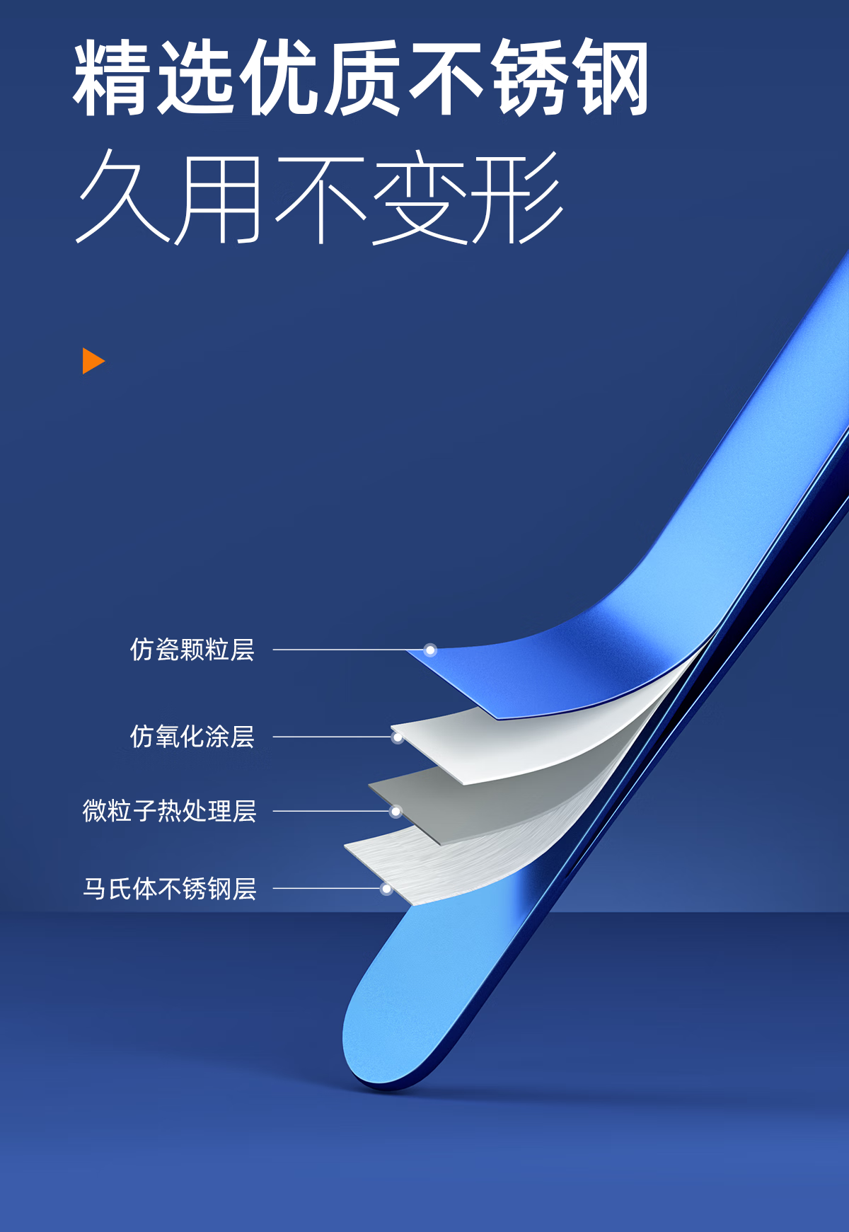 欧亿姿粉刺针套装细胞夹套装镊子祛黑头针粉刺痘痘超尖不锈钢美容院专用 尖嘴夹【单支套盒装】 #51