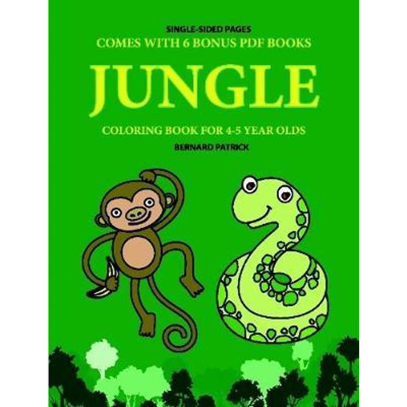 按需印刷Coloring Book for 4-5 Year Olds (Jungle)[9780244862916]