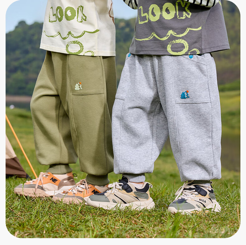 Детские штаны Dudujia [Mountain Series Joggers] Весна-Осень, для мальчика и девочки, синие, размер 110