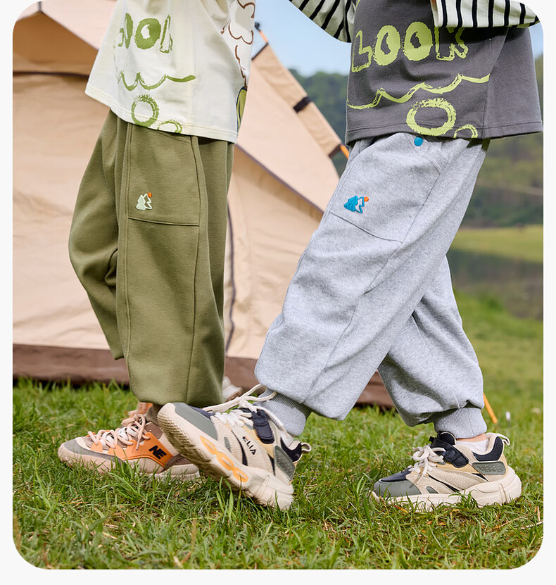Детские штаны Dudujia [Mountain Series Joggers] Весна-Осень, для мальчика и девочки, синие, размер 110