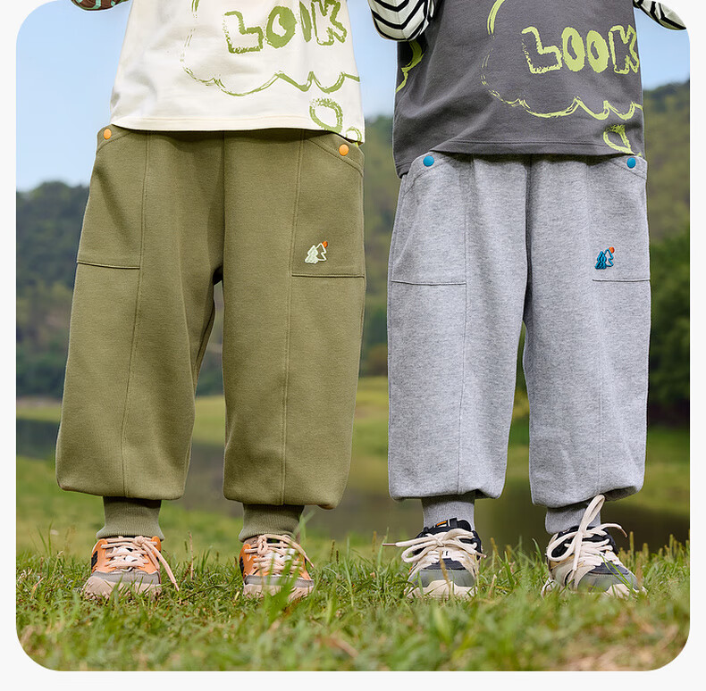 Детские штаны Dudujia [Mountain Series Joggers] Весна-Осень, для мальчика и девочки, синие, размер 110