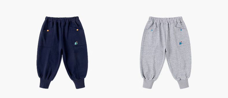 Детские штаны Dudujia [Mountain Series Joggers] Весна-Осень, для мальчика и девочки, синие, размер 110