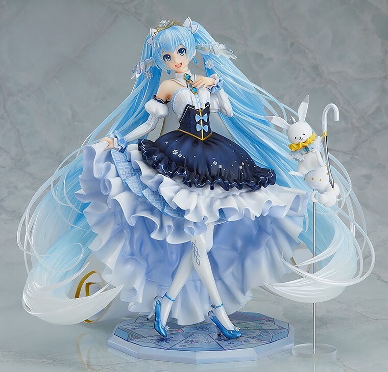 雪初音miku未来动漫二次元10周年美少女模型摆件周边生日礼物雪初音23