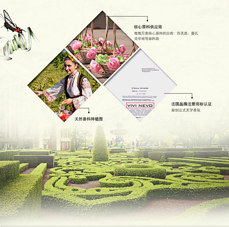 维维尼奥（VIVINEVO） 男士香水法式香调 持久淡香清新海洋木质古龙香水品牌香水男 锐智