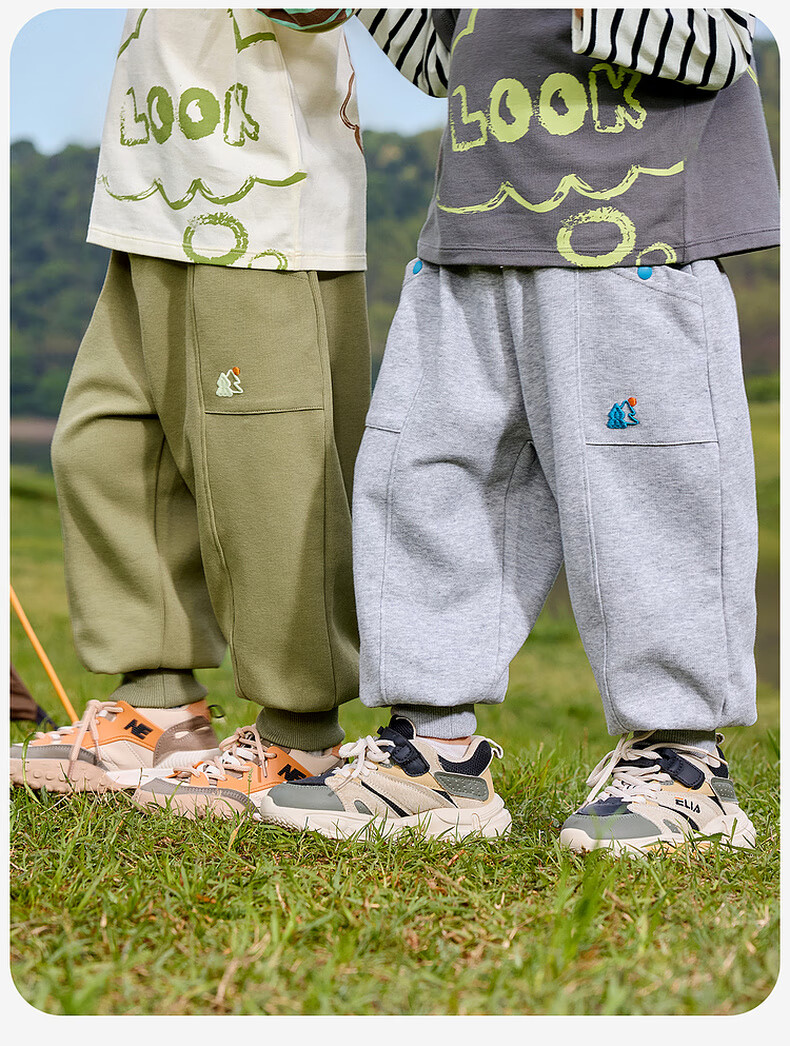 Детские штаны Dudujia [Mountain Series Joggers] Весна-Осень, для мальчика и девочки, синие, размер 110