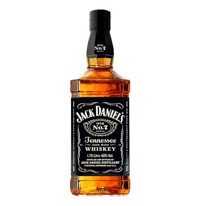 宝树行 杰克丹尼黑标1750ml jack daniels 调配型威士忌 美国原装进口