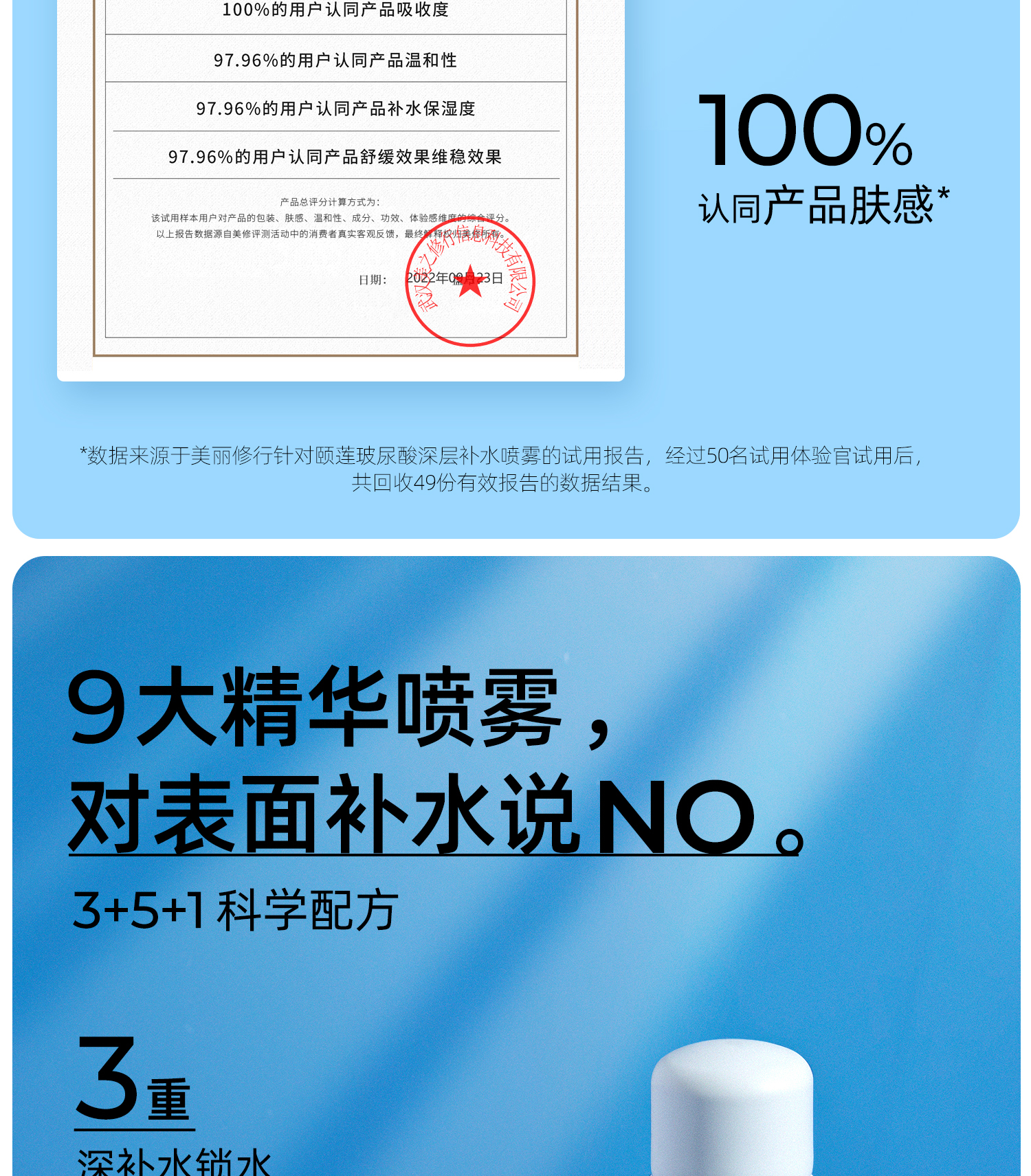 颐莲（RELLET） 福瑞达【新升级2.0】玻尿酸深层补水喷雾 保湿定妆爽肤水 300ml