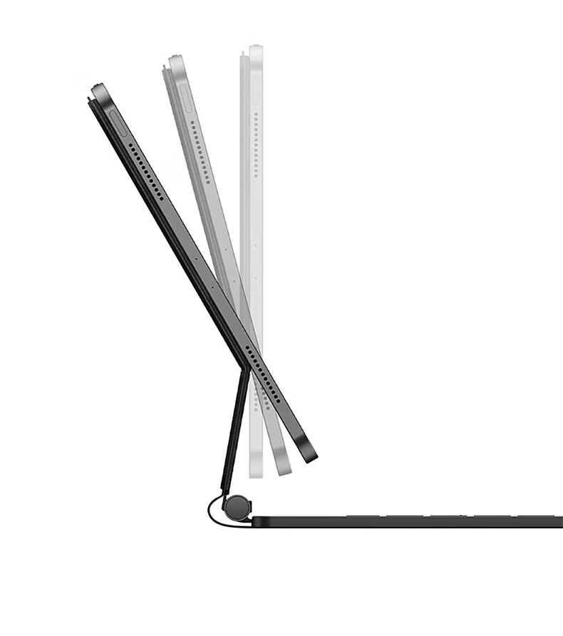 Чехол-клавиатура SUOYING для Apple iPad Air 7/6, защитный чехол для iPad 11/10.9 дюймов, интегрированный Bluetooth, магнитное крепление, сенсорное управление, защита