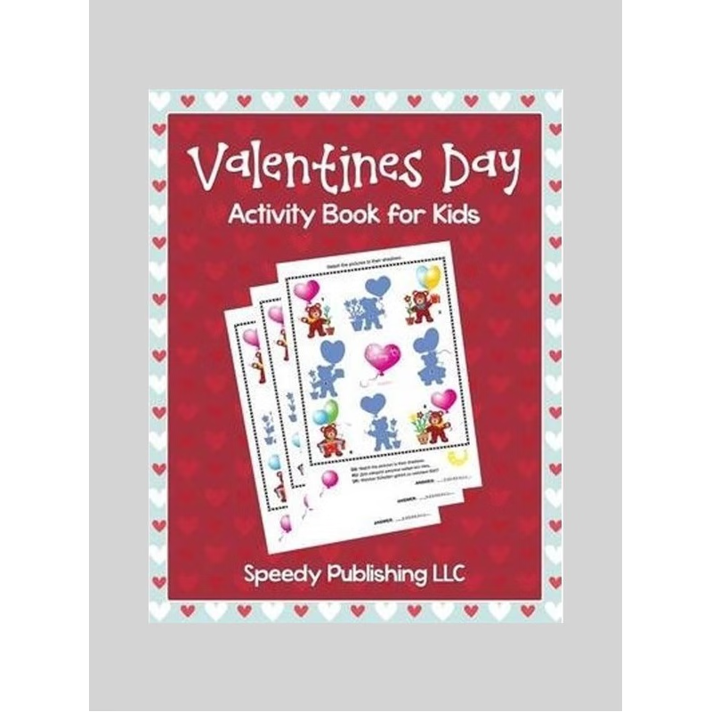 按需印刷Valentines Day Activity Book for Kids[9781681275888]