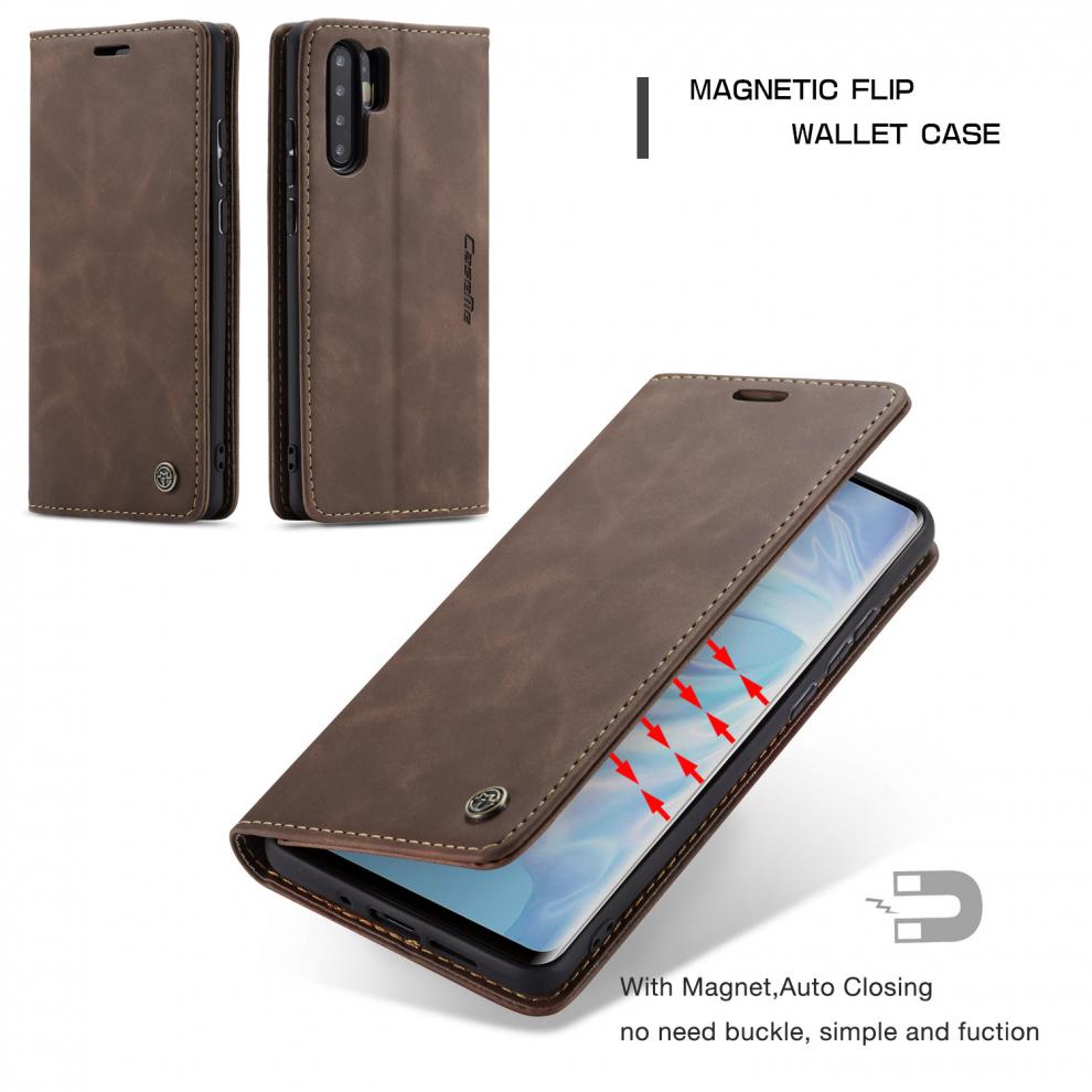 潮瑟 华为p30pro手机壳p30翻盖皮套可插卡钱包支架多功能防摔外壳商务