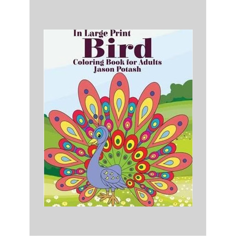 按需印刷Bird Coloring Book for Adults ( In Large Print)[9781367592803]